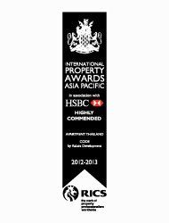 Asian Pacific Property Awards 2012 Best Apartment Thailand CODE – Highly Commended