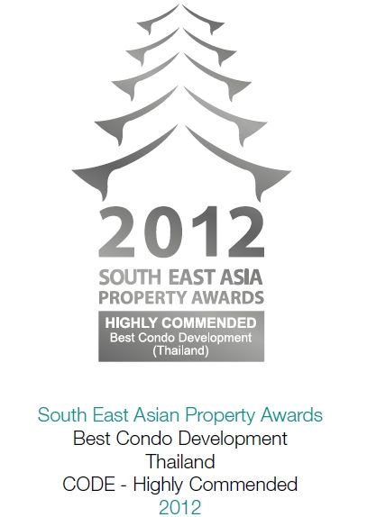 2012 South East Asian Property Awards: Best Condominium Development Thailand CODE