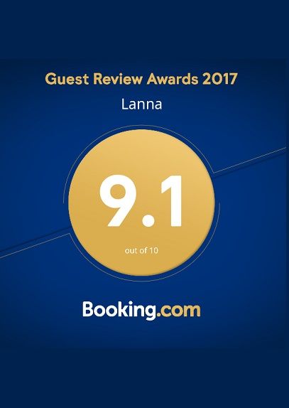 Booking Dot Com Guests Review Awards 2017 LANNA