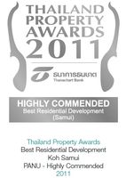 2011 Thailand Property Awards: Best Residential Development Koh Samui PANU