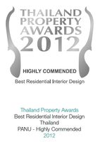 2012 Thailand Property Awards: Best Residential Interior Design Thailand PANU