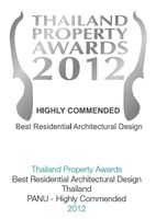 2012 Thailand Property Awards: Best Residential Architectural Design PANU