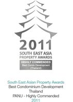 2011 South East Asian Property Awards: Best Condominium Thailand PANU